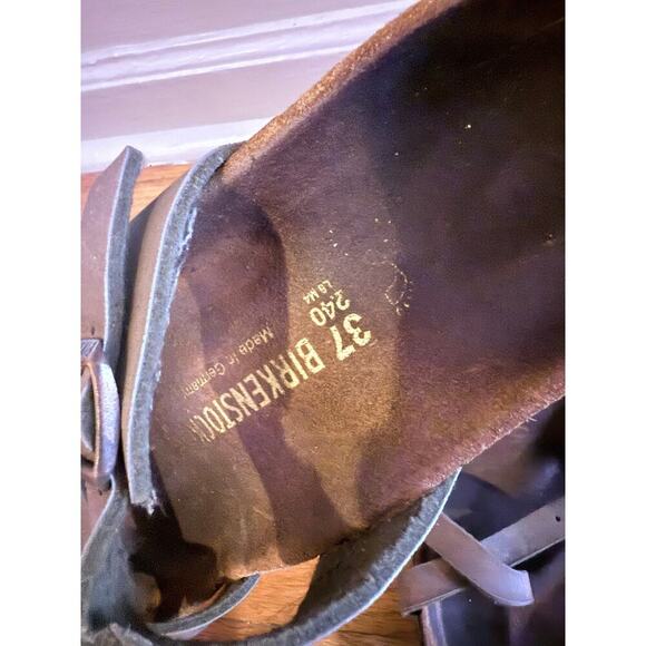 Birkenstock Mayari birko-flor sandals in brown size 37 (6-6.5) - Picture 3 of 6